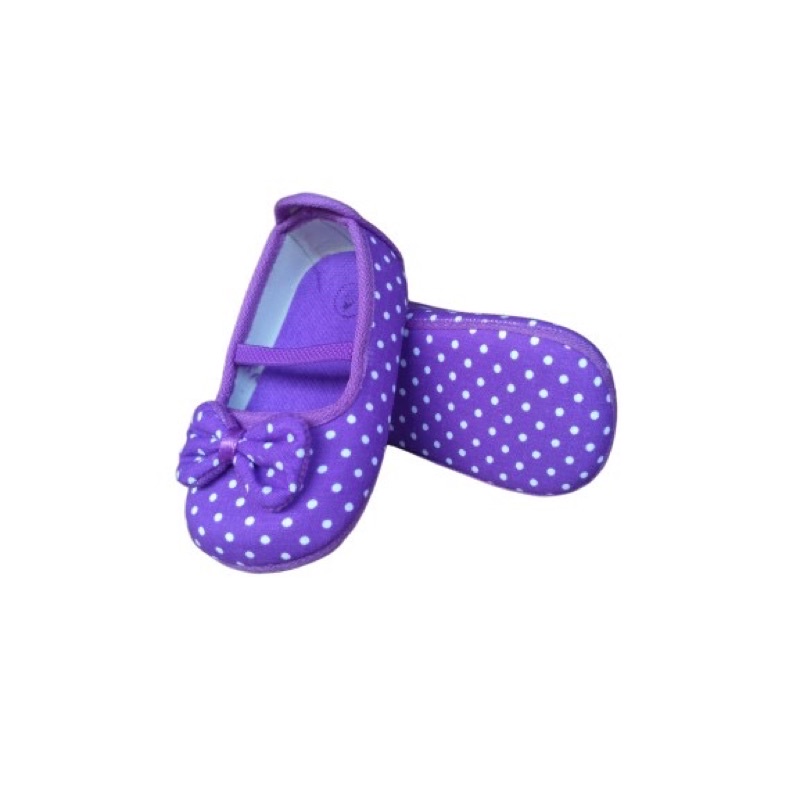 polkadot - sepatu prewalker bayi perempuan 0 12 bulan / sepatu prewalker bayi perempuan / sepatu baby prewalker / sepatu bayi prewalker polkadot