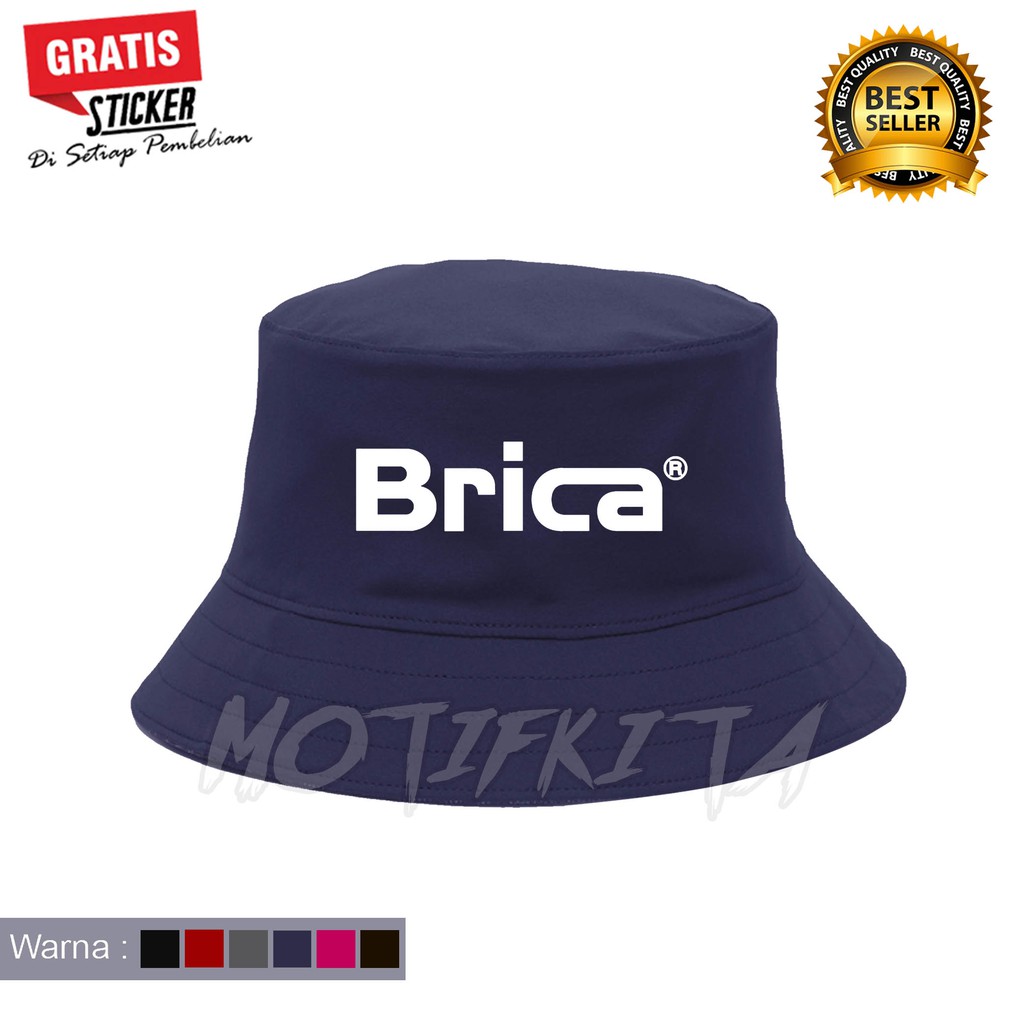 Topi Bucket BRICA CMERA Keren Pria Dan Wanita Distro MOTIFKITA