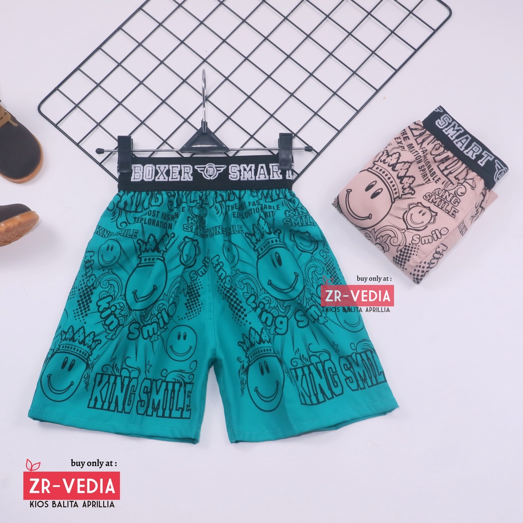 Celana Boxer uk 7-10 Tahun / Boxer Harian Pendek Pants Laki Murah Adem Bawahan Anak Lucu Murah