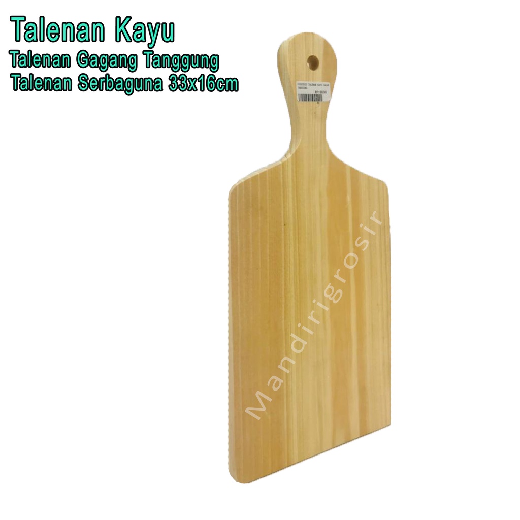 Talenan Gagang Tanggung *Talenan Kayu * Talenan Serbaguna *Uk.33x16cm