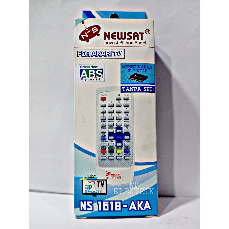 Remot / Remote AKARI NEWSAT TV Tabung ( NS 1618 AKA )