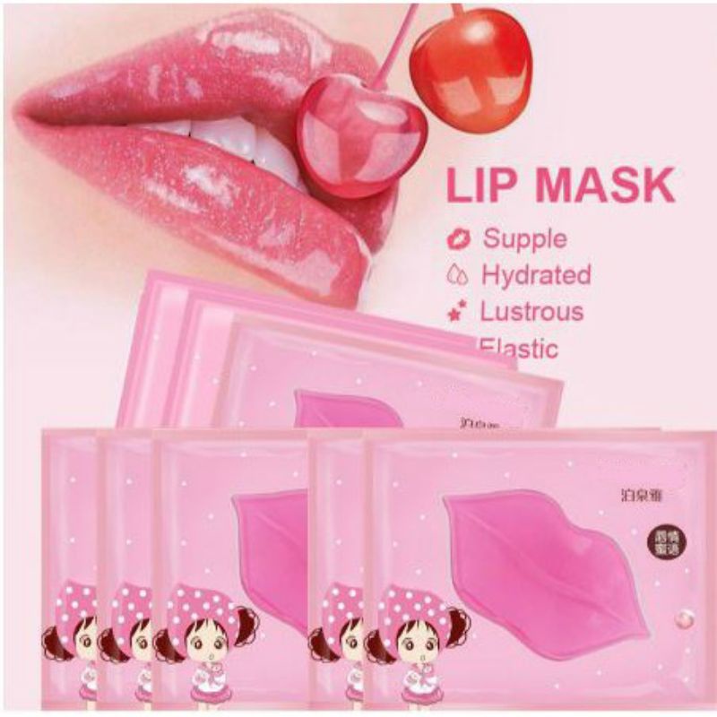 MASKER BIBIR COLLAGEN Pelembab Mulut Kering Pecah Lip Mask XYBEIBI