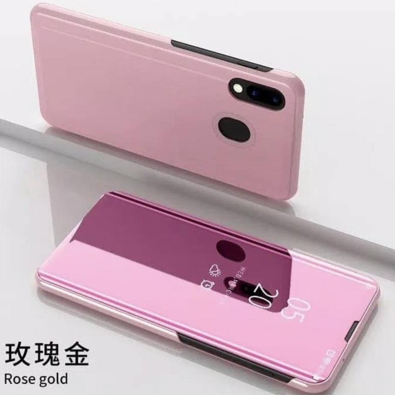 [KODE PRODUK D97TU4378] FLIP COVER SAMSUNG NOTE 10 PRO NOTE 10 PLUS SMART CLEAR VIEW TRANSFARAN STAN