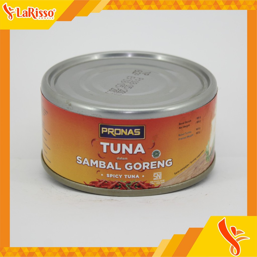 

PRONAS TUNA SAMBAL GORENG PEDAS KALENG 185GR