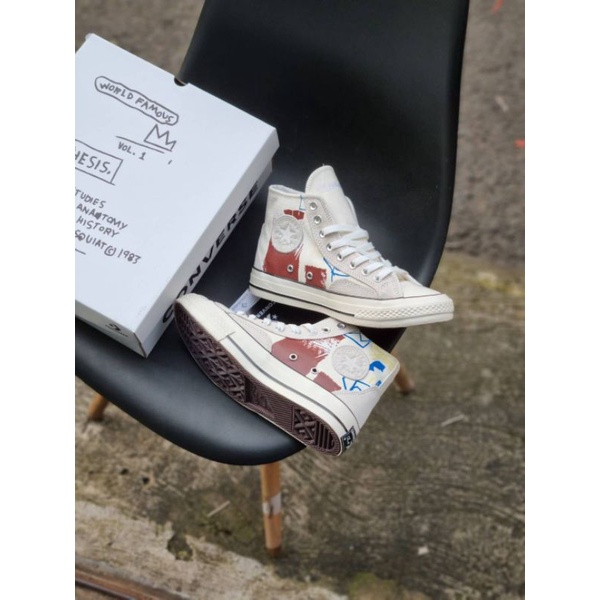 Converse 70s High x Jean Michel Basquait Broken White