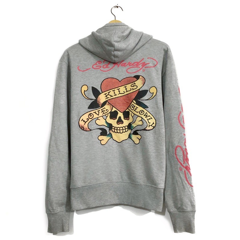 ED HARDY ZIPPER HOODIE