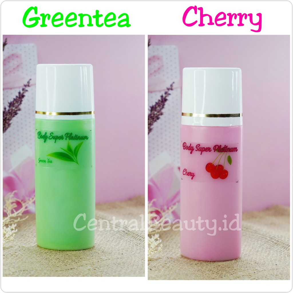 [ORIGINAL] HB 3X DOSIS TINGGI PLATINUM CHERRY / GREENTEA whitening  lotion handbody pemutih badan