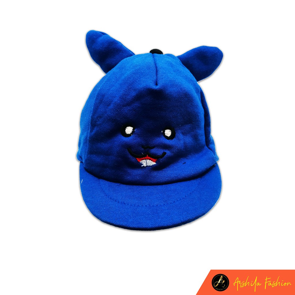 Topi Bayi / Topi Anak Karakter Pikacu/ Topi pikachu