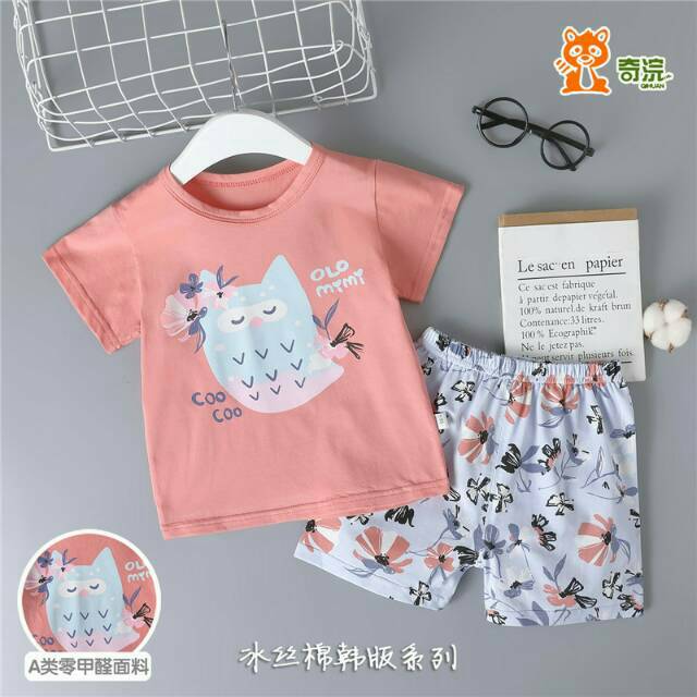 banyak motif Setelan baju rumah anak perempuan lucu banyak motif Setelan baju rumah anak perempuan lucu