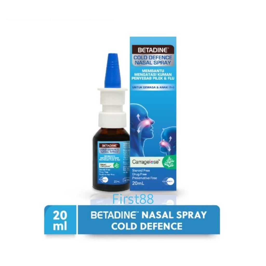 Betadine Cold Defense Nasal Spray - Obat Semprot Hidung 20ml