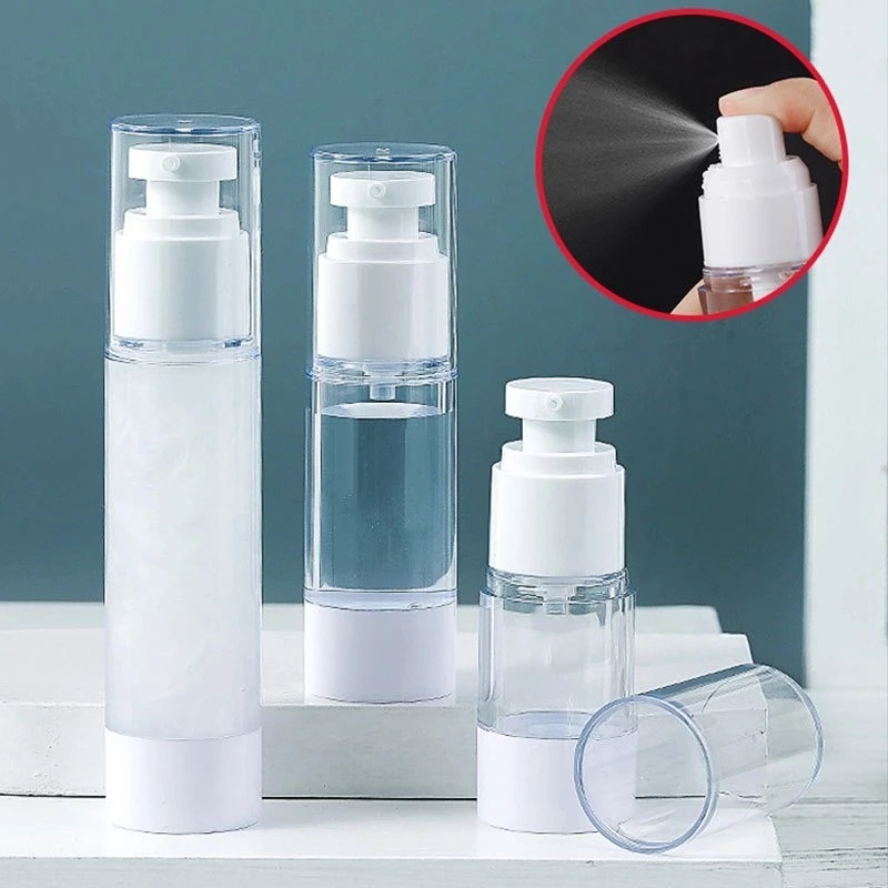 4 Size Clear Empty Airless Pump Vacuum Bottle