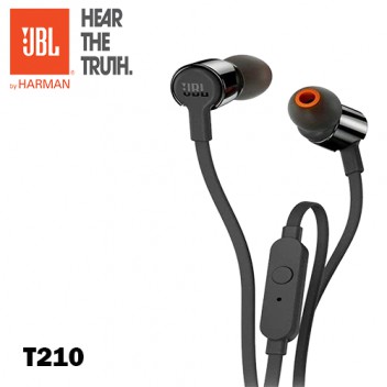 Headset JBL T210 Original In Ear Handsfree Garansi Resmi 1 Tahun