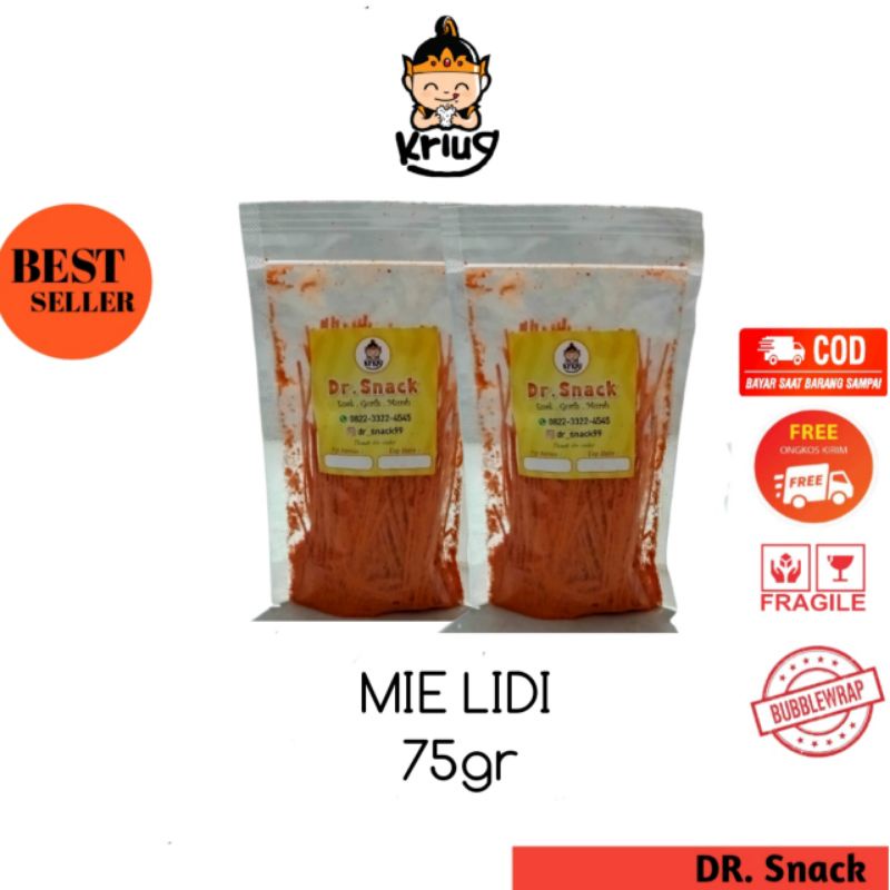 

MIE LIDI MURAH BANGET PEDES JAGUNG MANIS 75gr