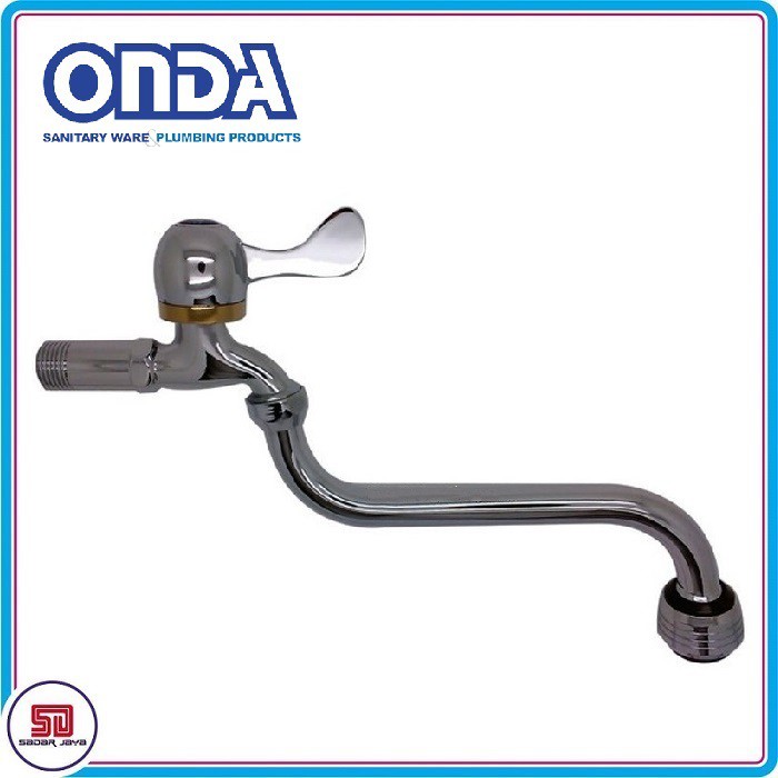 ONDA A 801 TLG Kran Tembok Dapur Keran Wastafel Cuci Piring Panjang Kitchen Sink 1/2&quot;