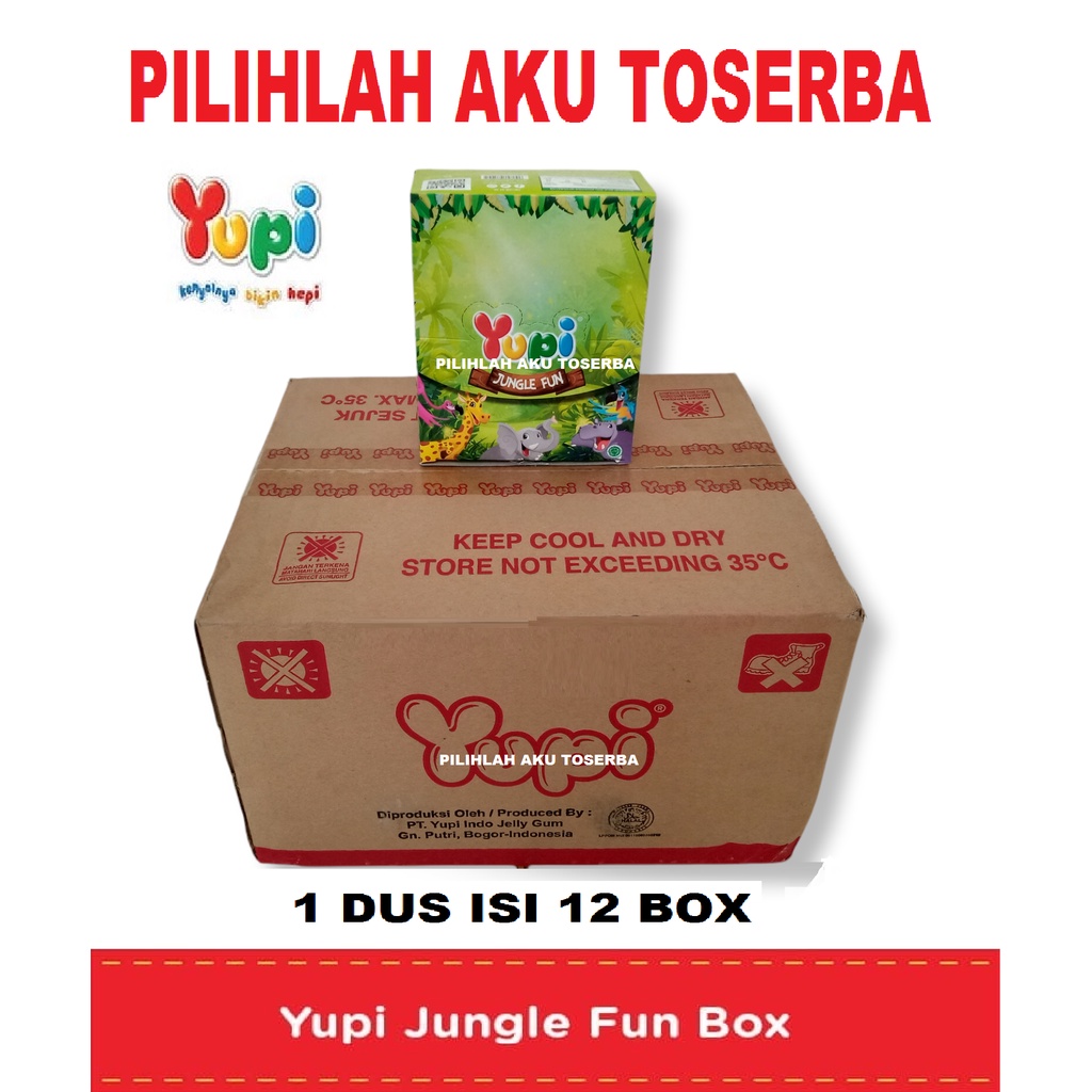 

YUPI JUNGLE FUN BOX - ( HARGA 1 DUS ISI 12 BOX )