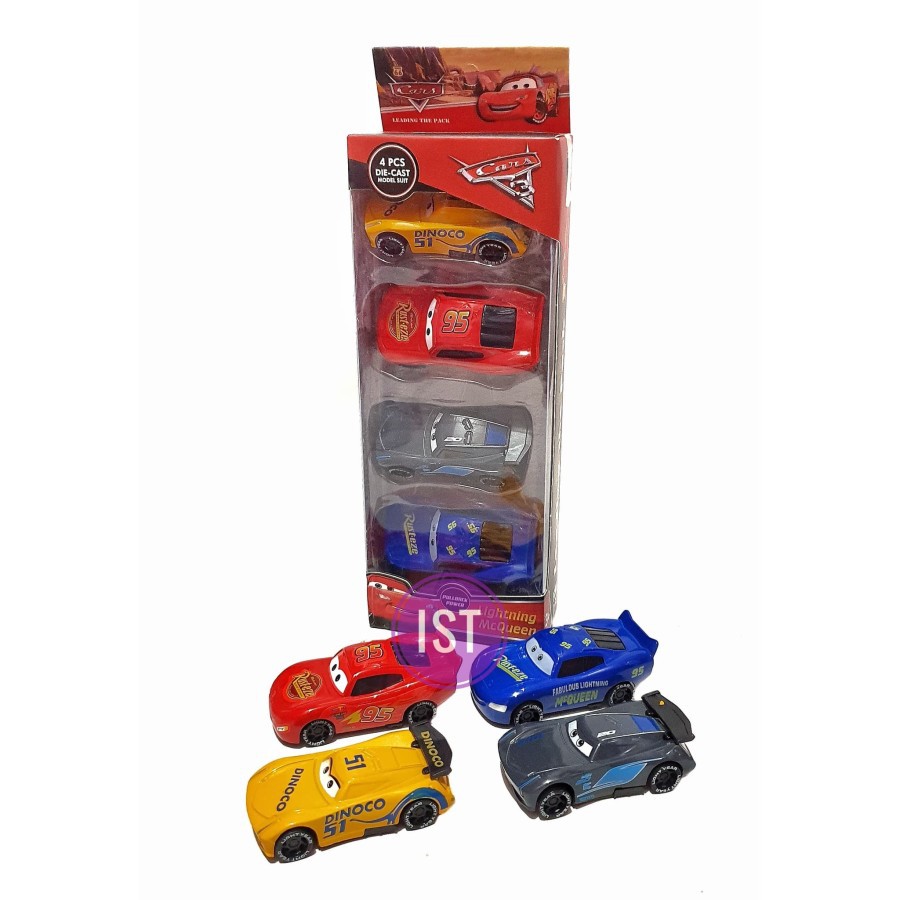 MWN.TOYS Die Cast Cars 3 Metal 4 pcs No.899-20