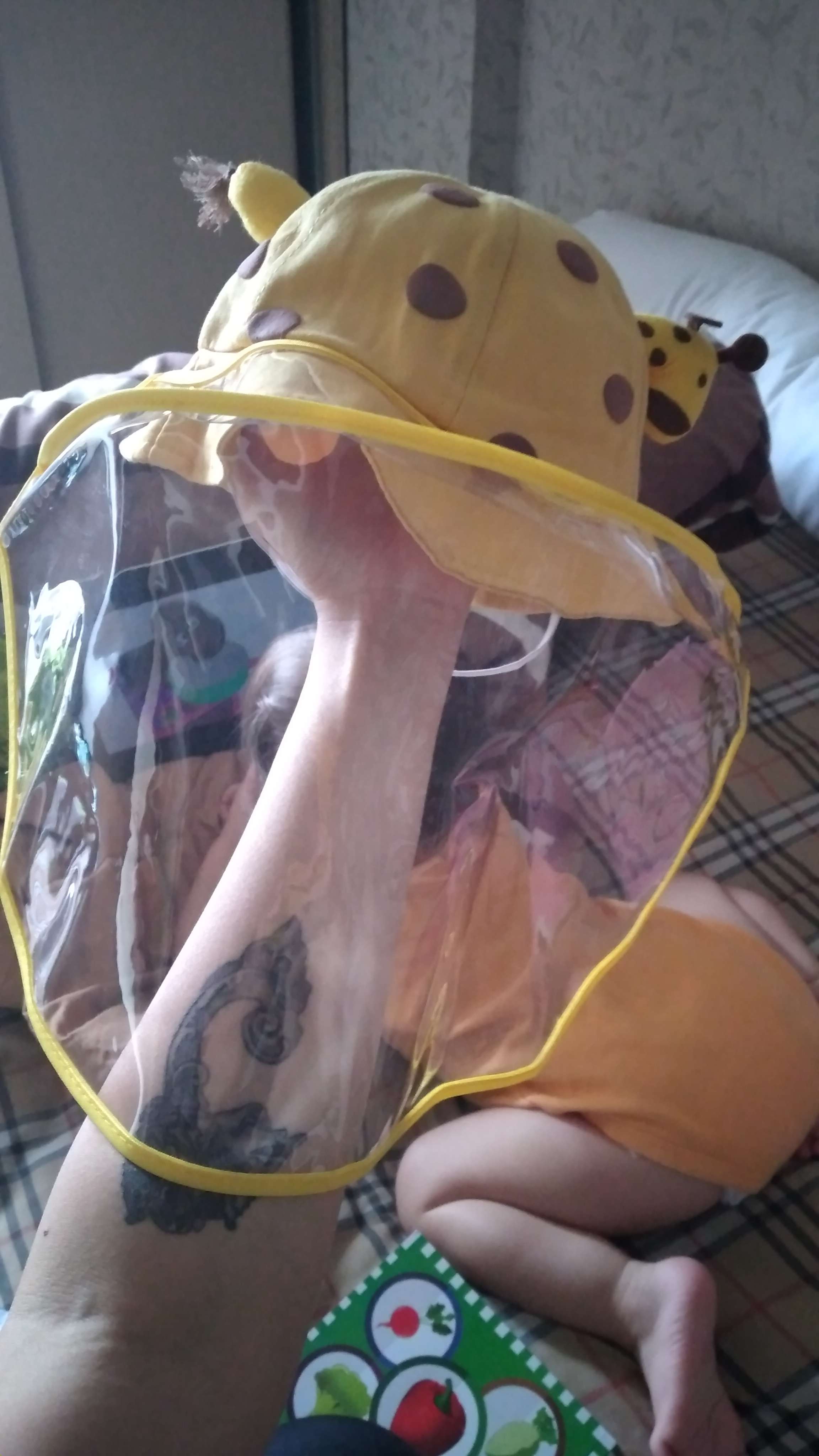 Ready Siap Kirim Face Shield Anak Anti Droplet Umur 1-6th