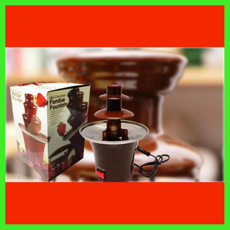 

CHOCOLATE FONDUE FOUNTAIN/CHOCOLATE MELTER PELUMER COKLAT