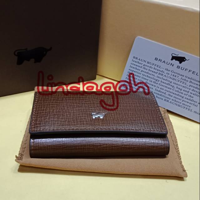 Dompet braun buffel gantungan kunci kulit kualitas super premium pria wanita