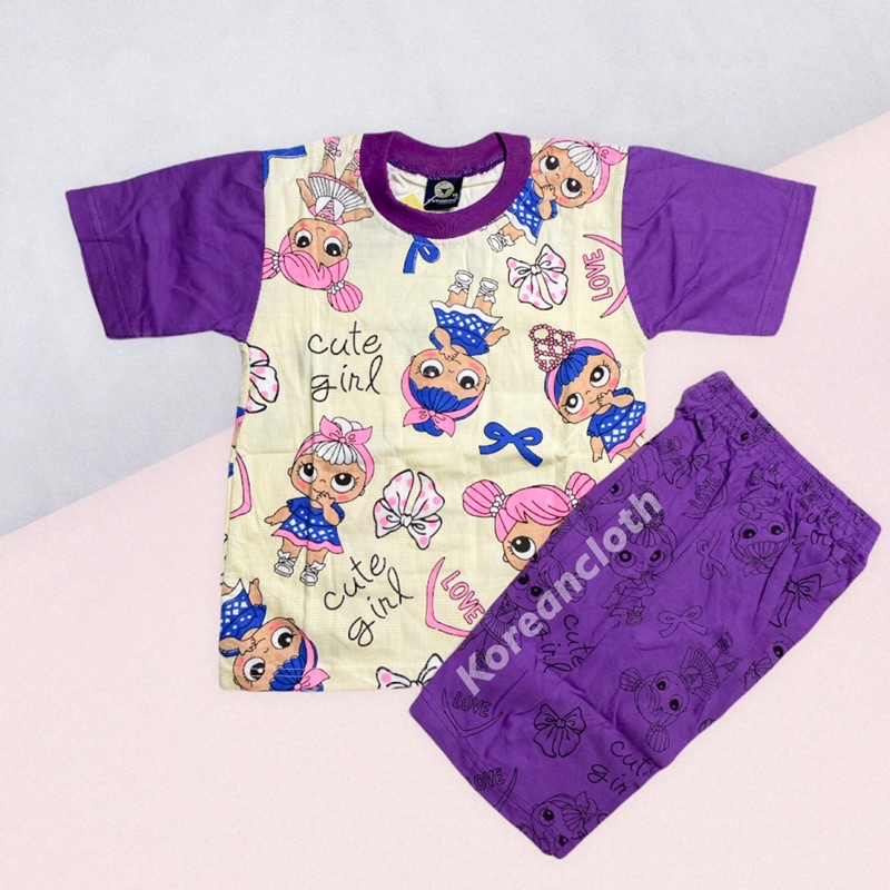 KAOS ANAK PEREMPUAN MOTIF LOL KAOS SETELAN ANAK PEREMPUAN KAOS OBLONG