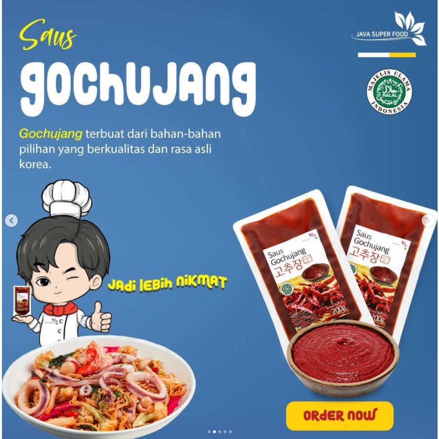 [HALAL] Gochujang 500 g Rasa Asli Korea/Sauce Sambel Pasta/Chili Paste