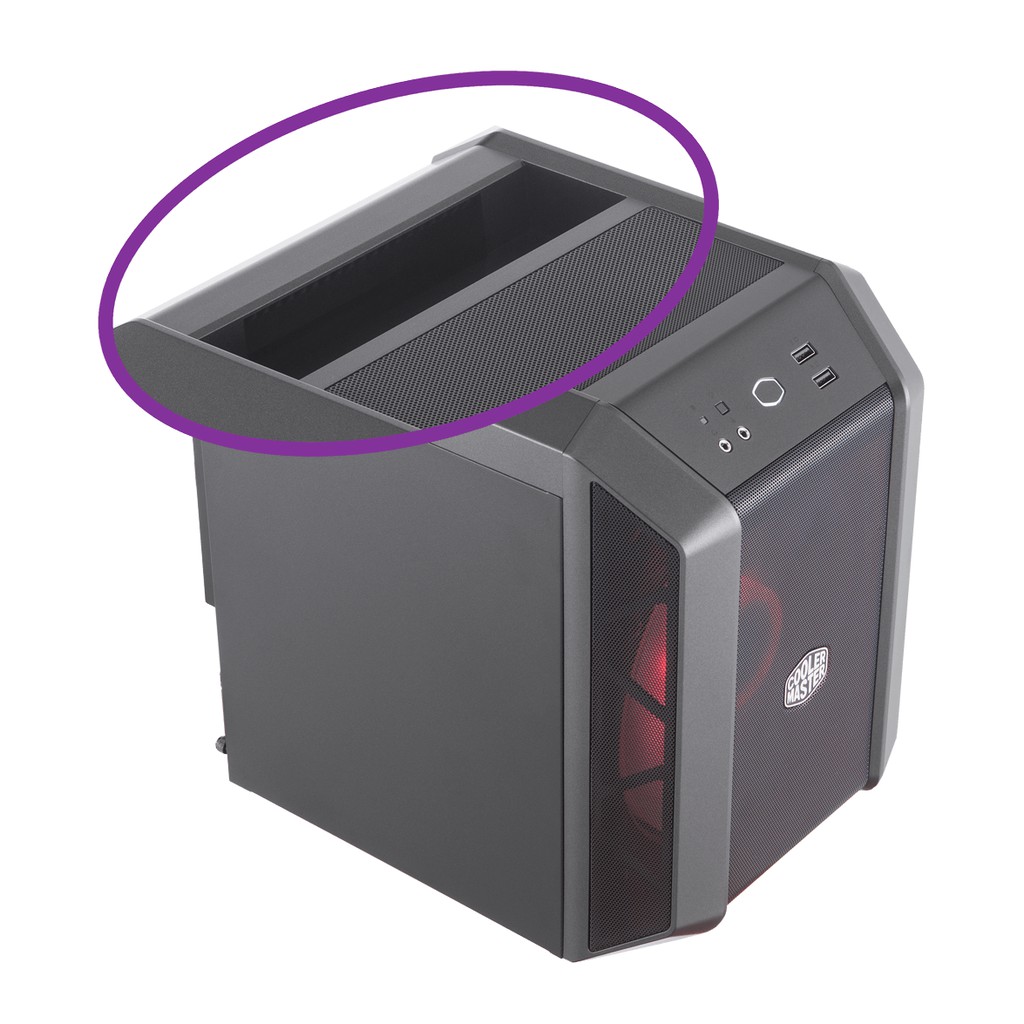 Cooler Master MasterCase H100 + 1 Fan RGB Mini ITX Case