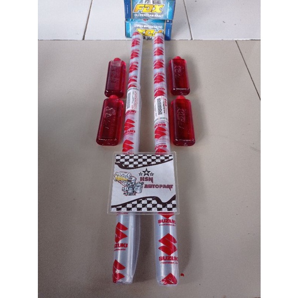 As shock depan sepasang+Oli shock /Suzuki Satria Fu karbu