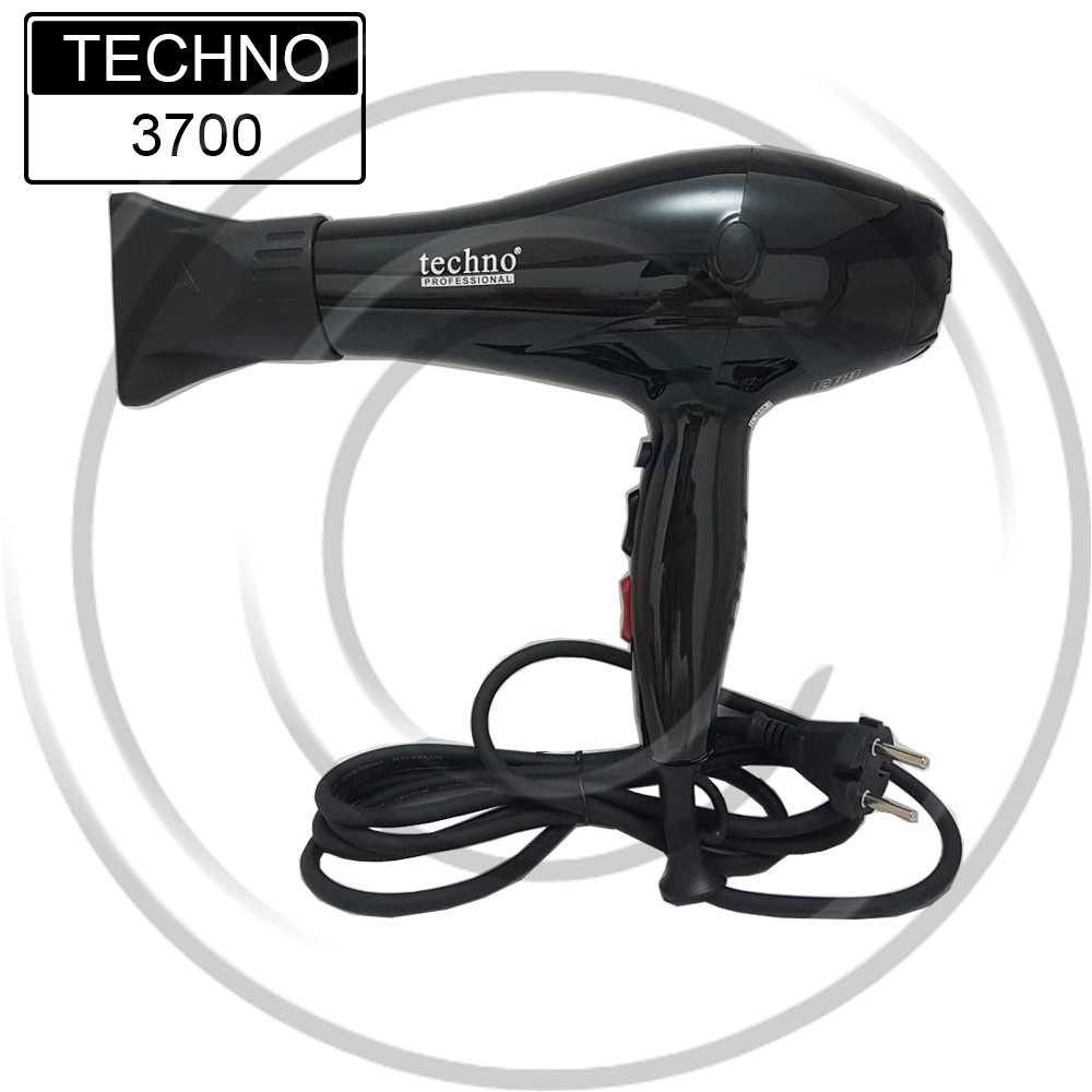 Hairdryer TECHNO 3700 - Pengering Rambut / Hair dryer / Premium / Berkualitas / Best Seller / Turbo