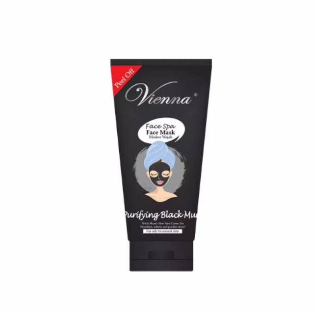 VIENNA Face Spa Peel Off Mask Purifiying Black Mud 15ml - 50ml