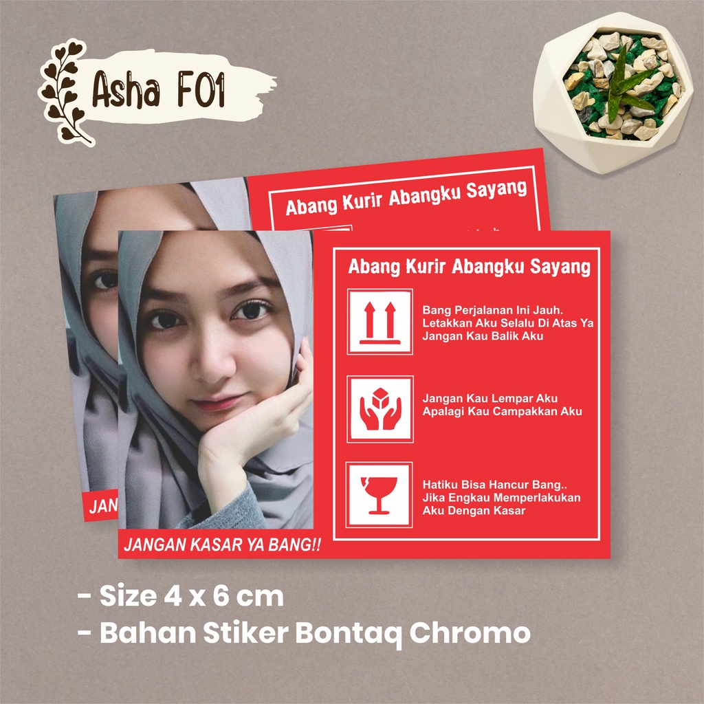 

STIKER FRAGILE LUCU MURAH JANGAN DIBANTING ASHA F01 [100 PCS]