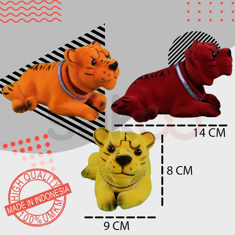 Boneka mobil goyang macan