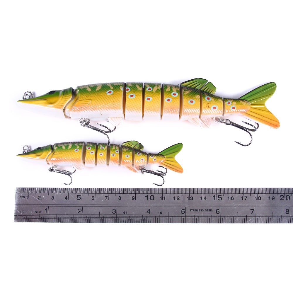 Hengjia Umpan Pancing Hard Bait Bentuk Ikan Imitasi 7 Bagian Berat 18.5g / 67.5g