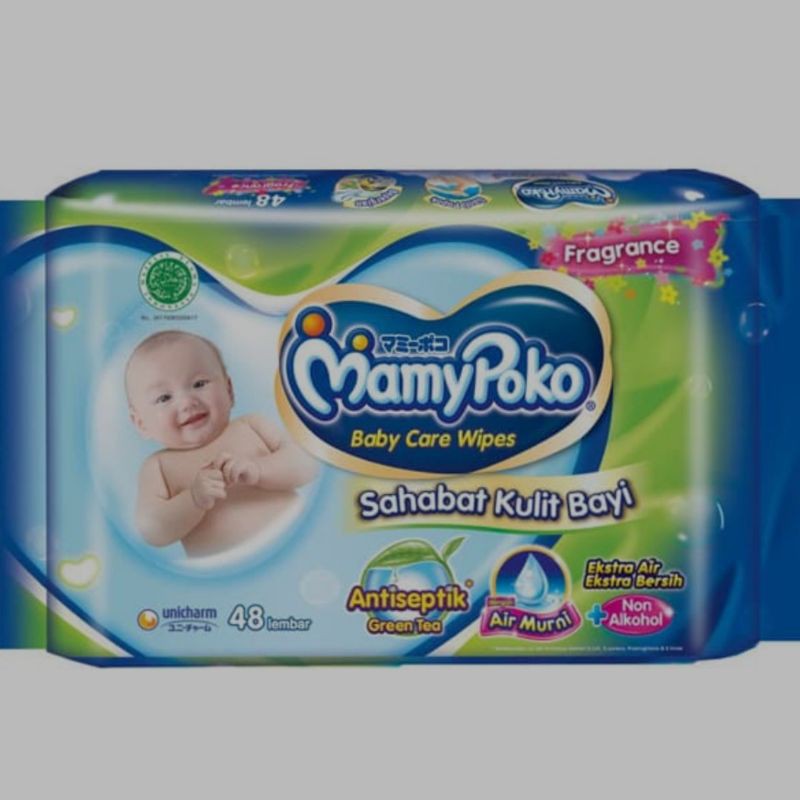 Jual Mamypoko Wipes Reguler Antiseptic Fragrance X Sheet Shopee