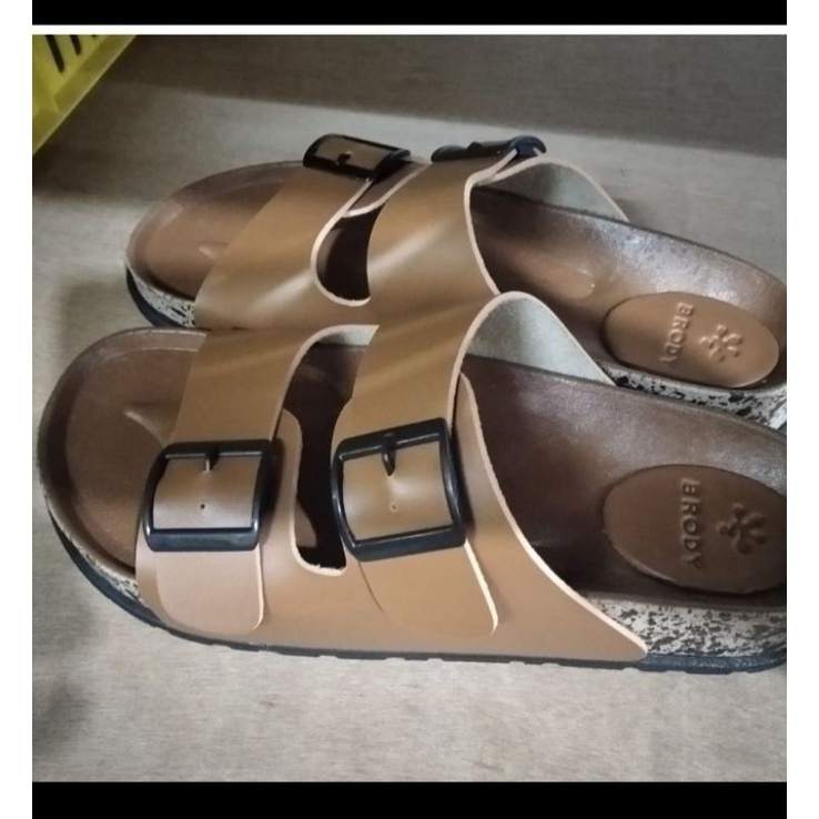 sandal type brody bravo kokop terbaru 2021 / sandal pria slip on kekinian model terbaru
