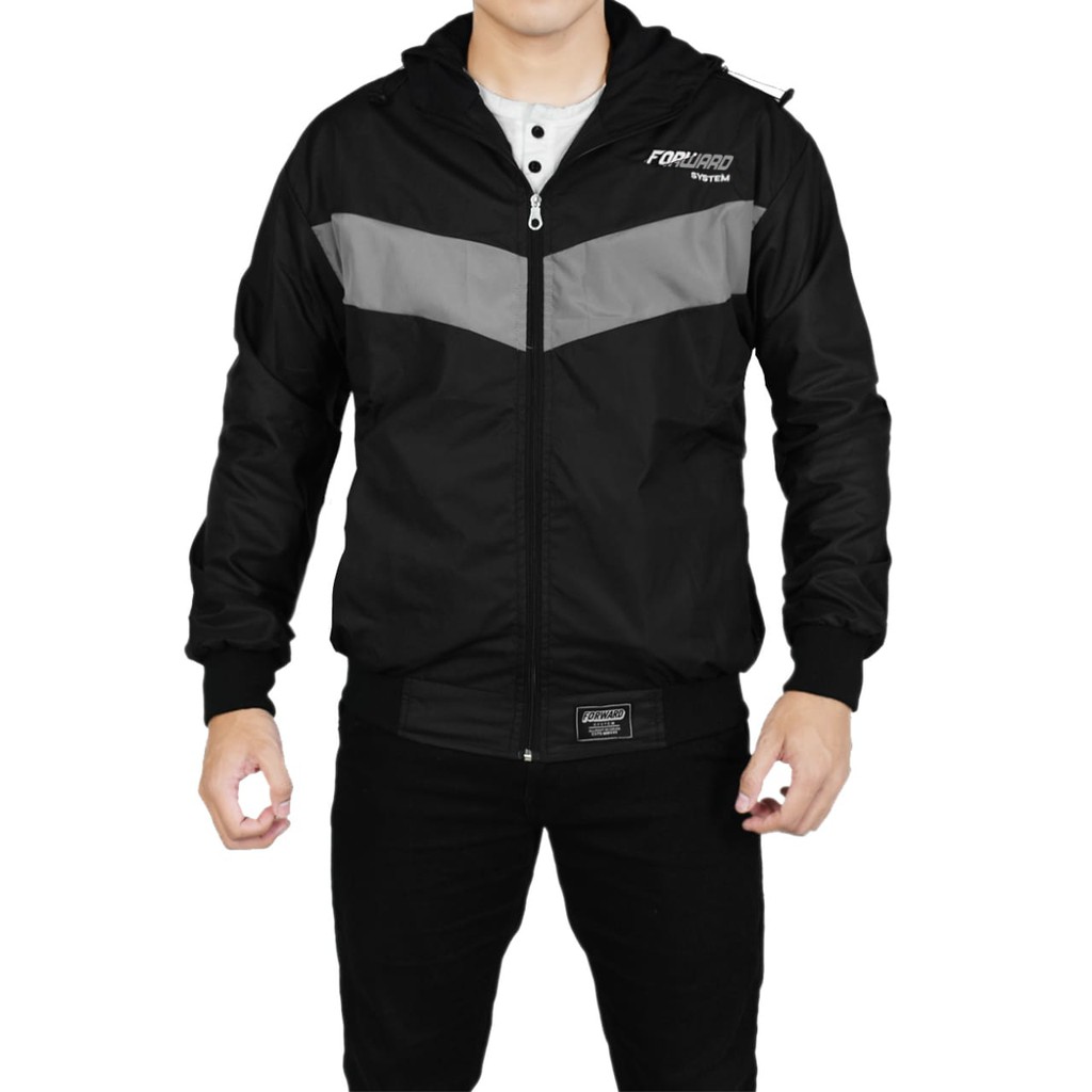 Jaket parasut pria forward system