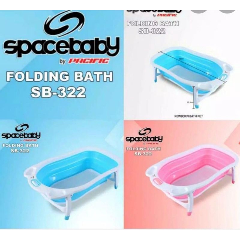 Bak Mandi Lipat Bayi New Born Spacebaby - Foldable Baby Bathtub Space