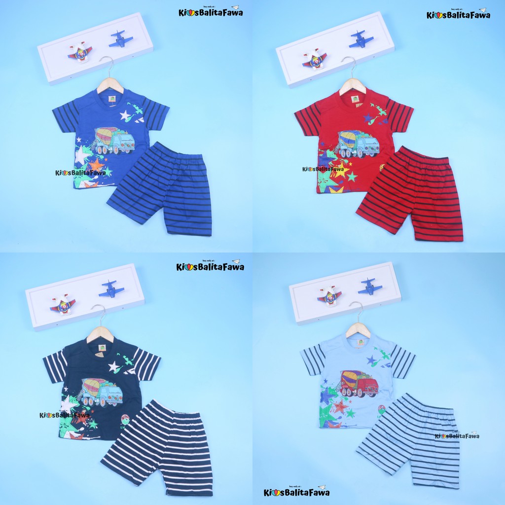 Setelan Baby Max Size 3-18 Bulan / Export Quality Kaos Karakter Celana Baju Bayi Celana Lengan Laki