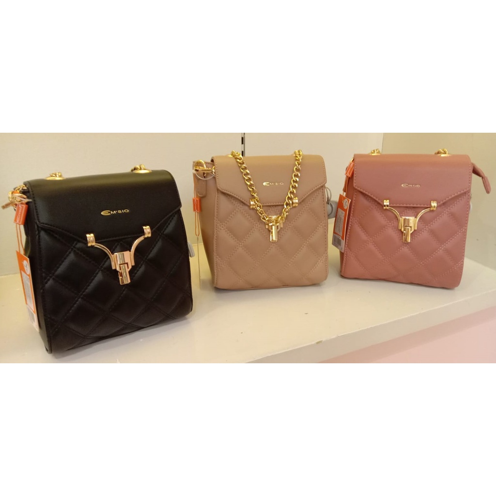 (EL.81) TAS SELEMPANG SLING BAG WANITA MERK EMSIO BY ELIZABETH