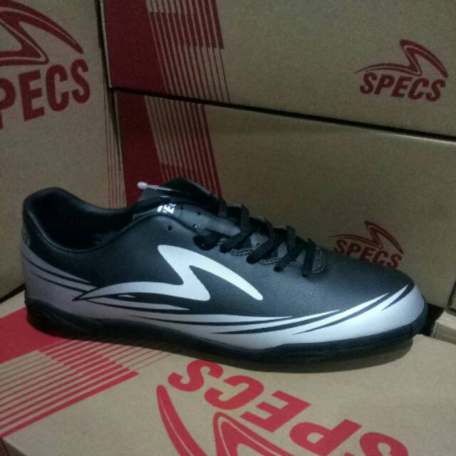 Sepatu Futsal Specs Sparta In Black Silver