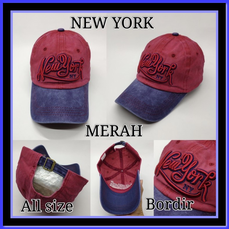 100% Original Topi New York Mlb Yankees Nyk Baseball Cap Hat Orig IB531 Topi New York Topi Pria Imp