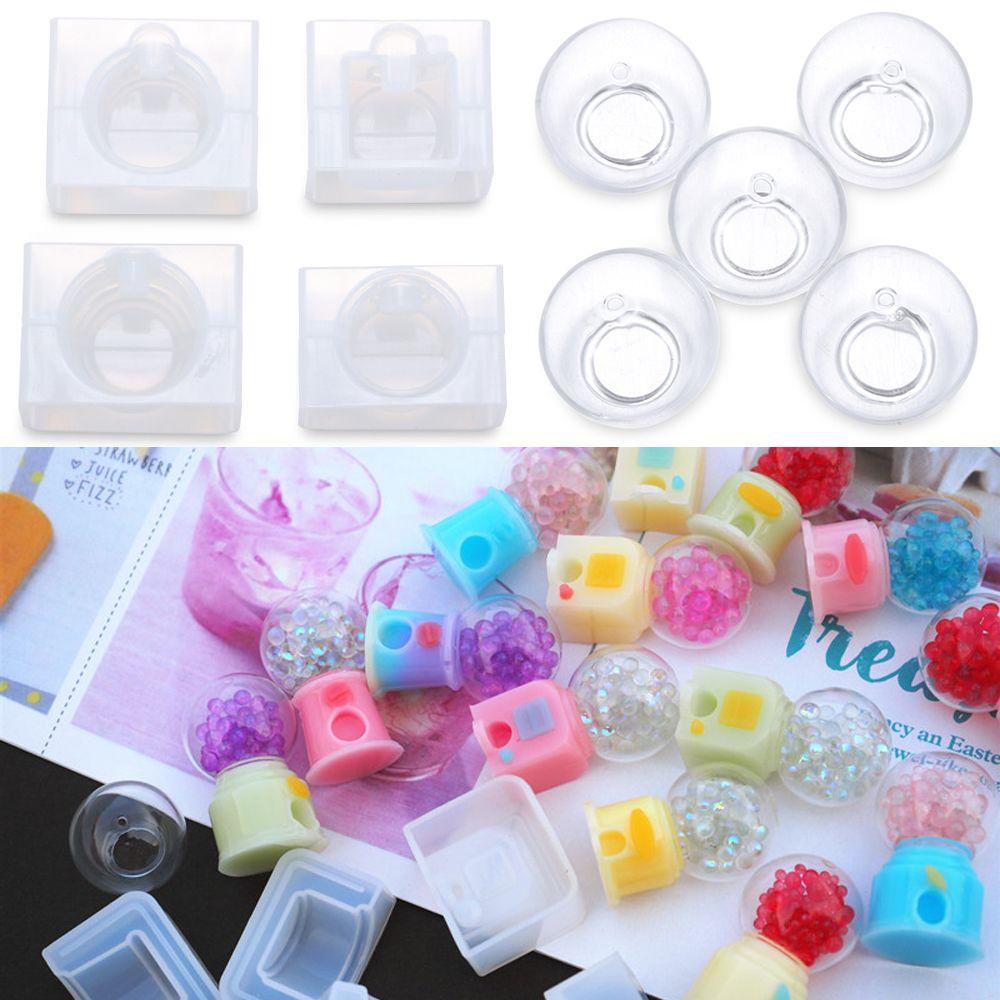 Preva Cetakan Resin DIY Kerajinan Tangan Liontin Kristal Membuat Perhiasan Alat