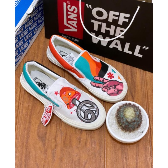 slip on vans painted