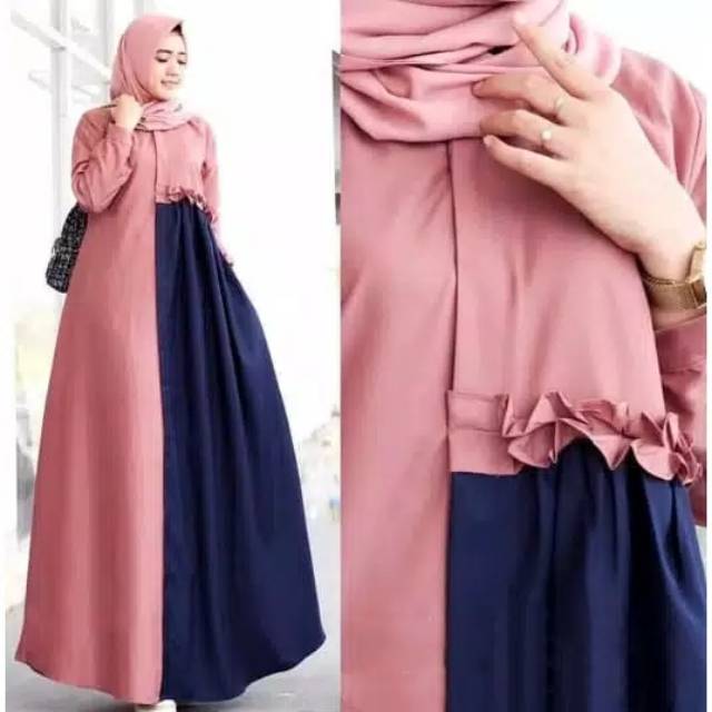 Nimas maxi baju gamis pakaian wanita dress fashion muslim