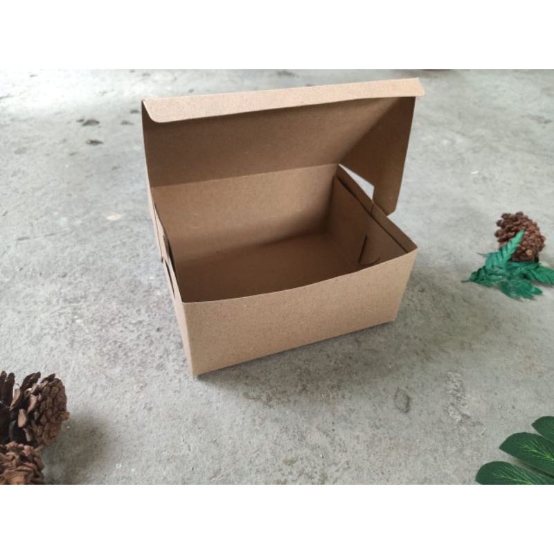 

snack box Brown kraft / box kue