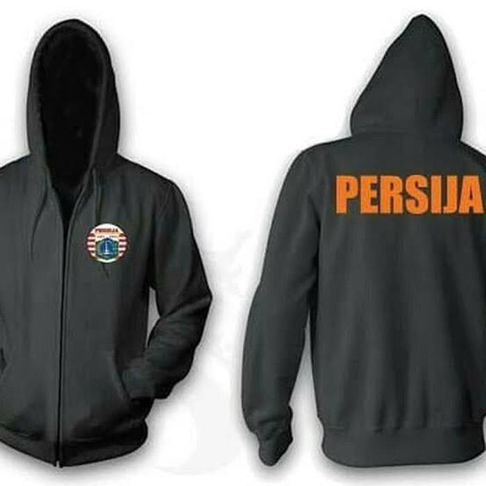 JAKET HOODIE SWEATER OBLONG PERSIJA JAKMANIA 1 BARIS HOODIE FLEECE