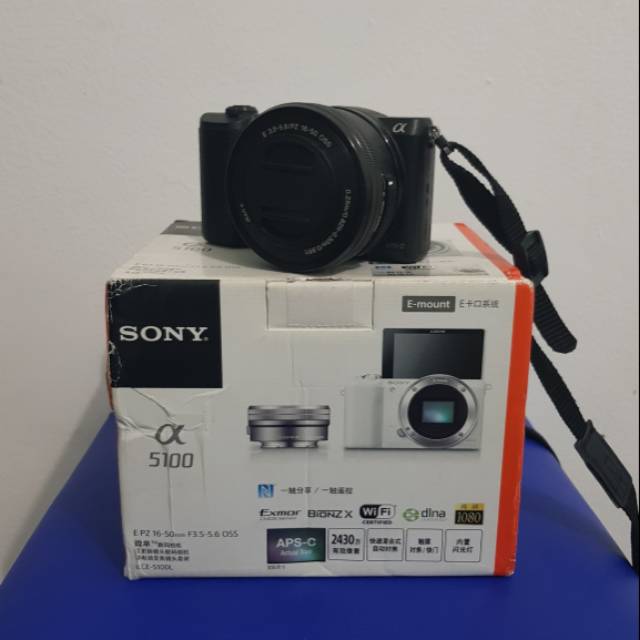 SONY ALPHA A5100 KIT 16-50MM SECOND PRELOVED KAMERA