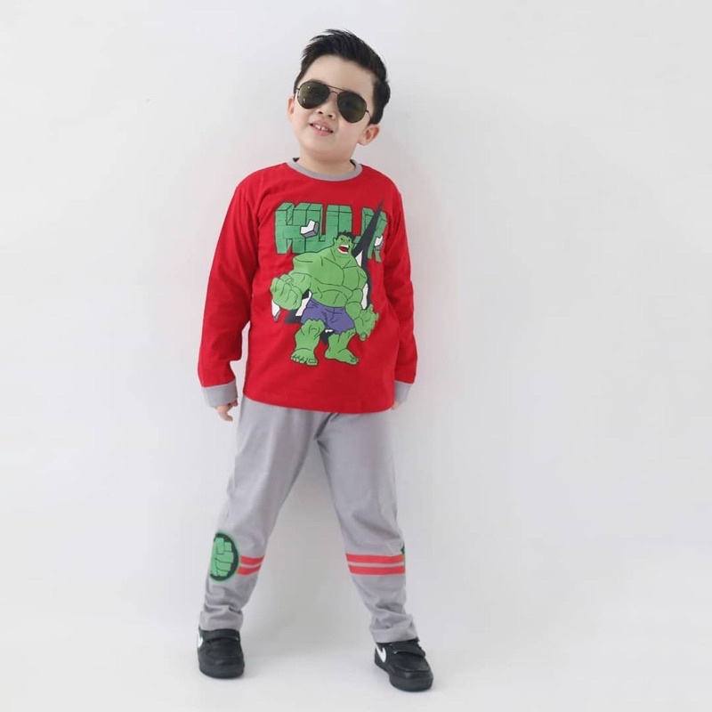 Setelan Anak Set Superhero Cluster Kids