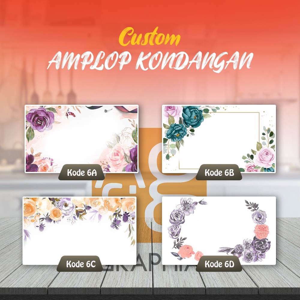 

Amplop Custom Kondangan/Buwuh/Aqiqah Motif Baru isi 50pcs