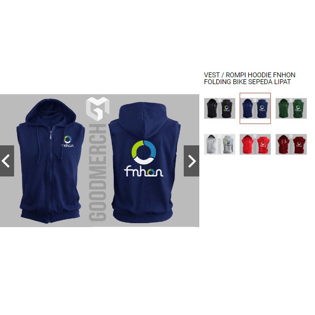 VEST / ROMPI HOODIE FNHON FOLDING BIKE SEPEDA LIPAT