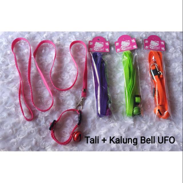 Tali + Kalung Kucing Bell Ufo